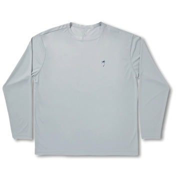 Patriotic Lobster / Silver - Quick Dry UPF 50+ Mens Long Sleeve
